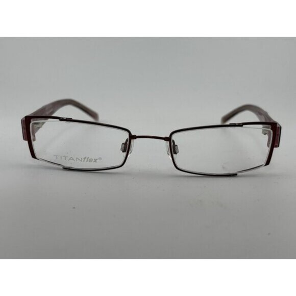 CRUSH TITANFLEX 850019 60-130 Abstract Brown Black Rectangle Glasses Frames - Picture 9 of 9